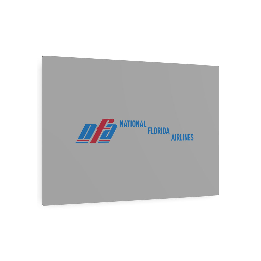 National Florida Airlines Metal Sign