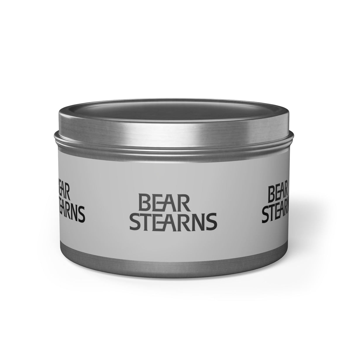 Bear Stearns Tin Candle
