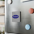 Ontario Discount Department Store Square Porcelain Fridge Magnet