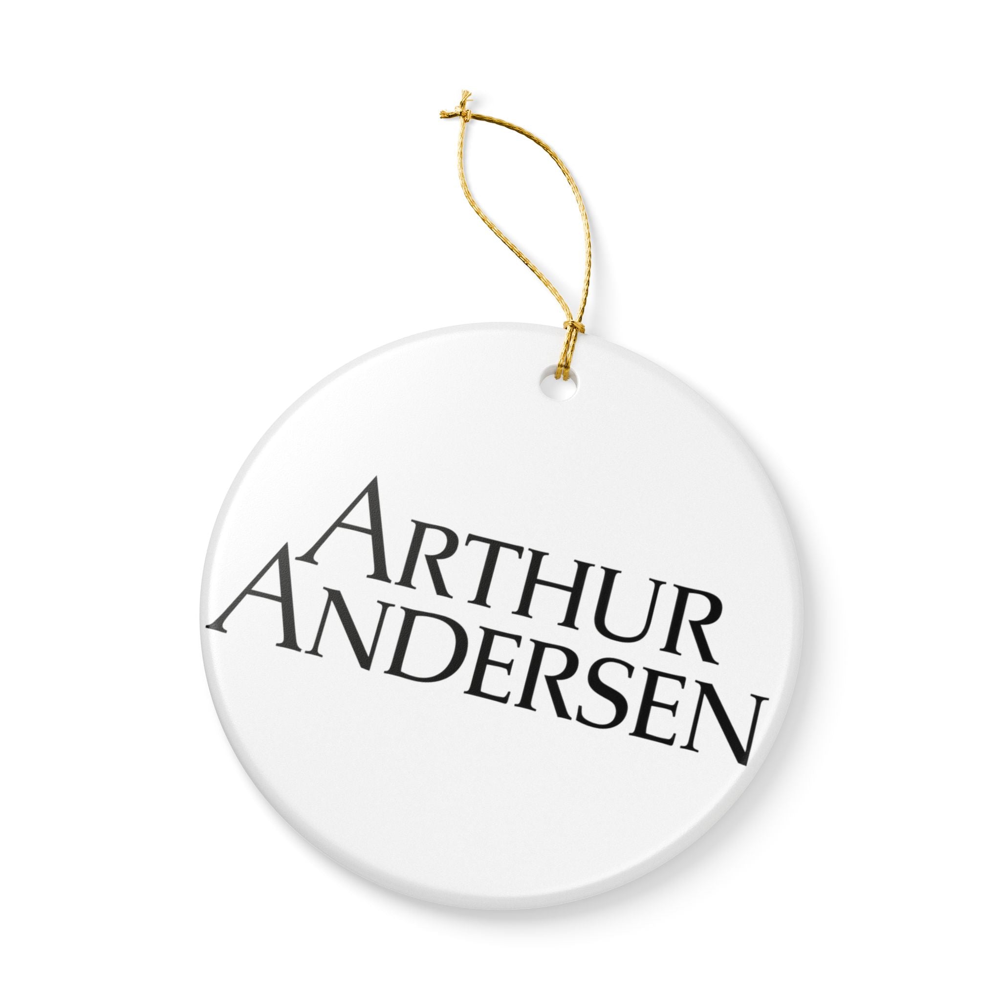 Arthur Andersen Ceramic Ornament