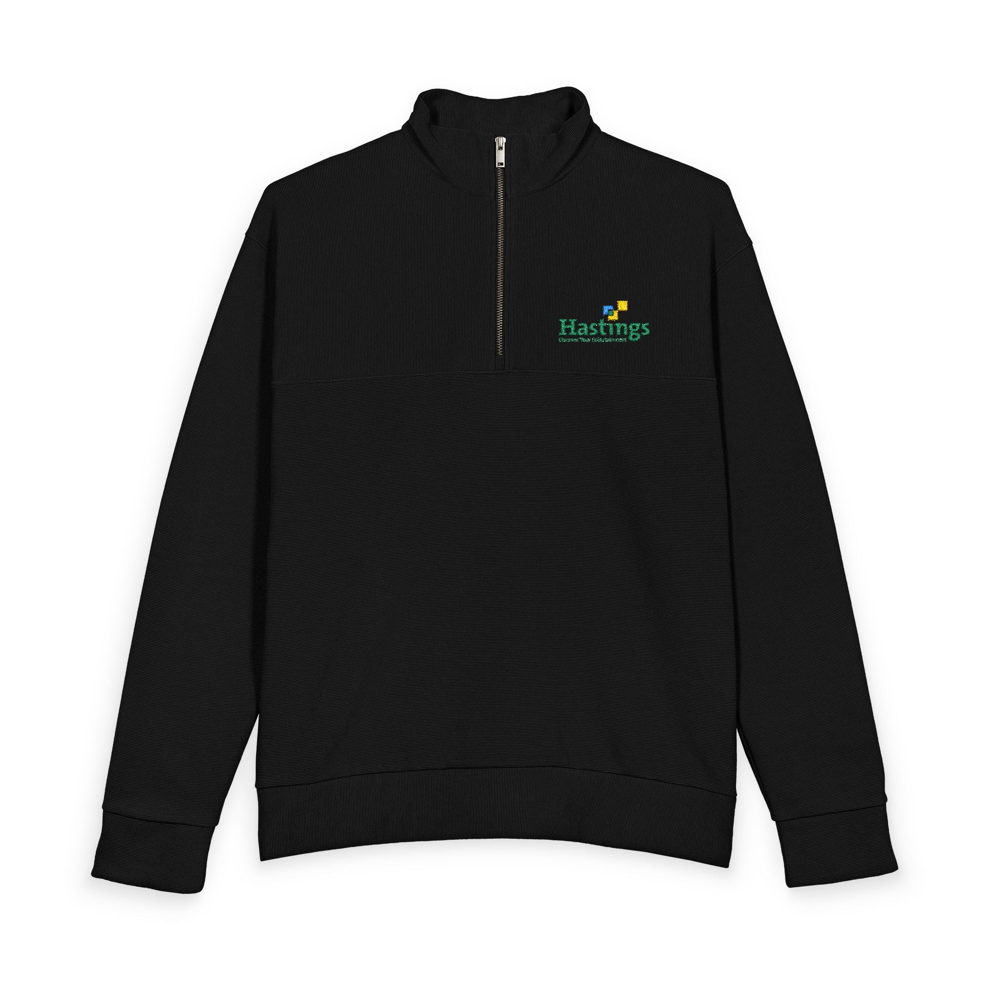 Hastings Entertainment Heavy Knit Quarter-Zip Sweatshirt