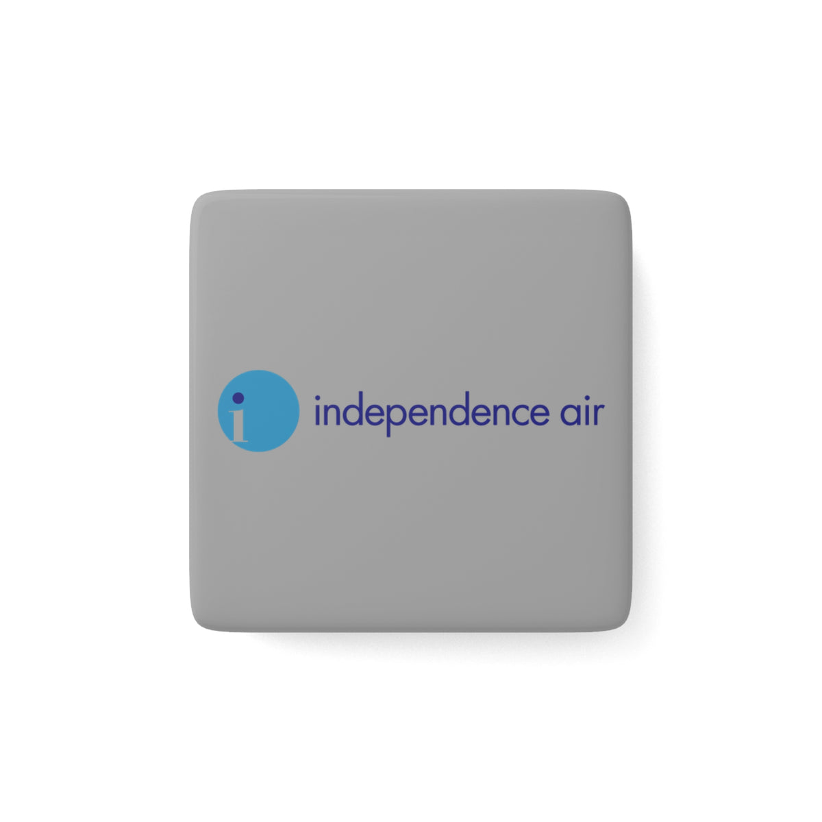 Independence Air Square Porcelain Fridge Magnet