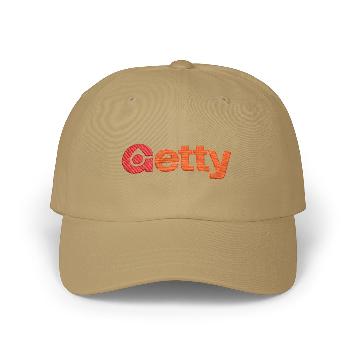 Getty Oil Embroidered Dad Cap Hat