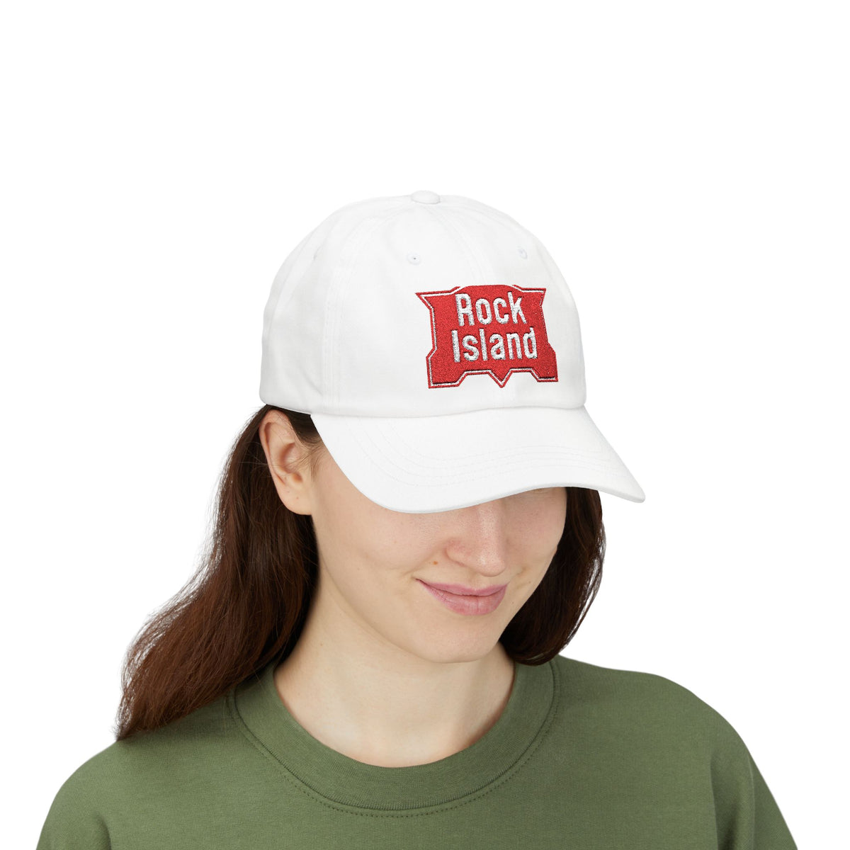 Chicago, Rock Island and Pacific Railroad Embroidered Dad Cap Hat