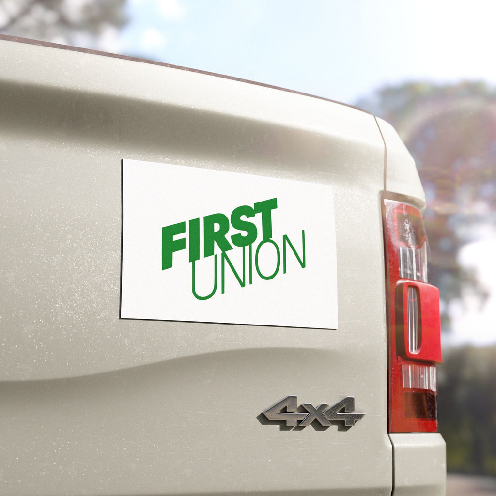 First Union Car Magnet
