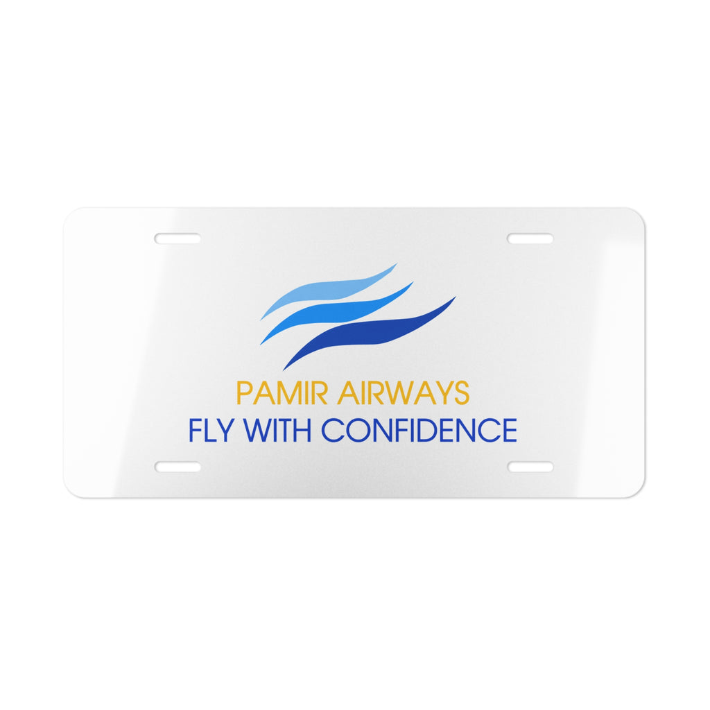 Pamir Airways Vanity License Plate