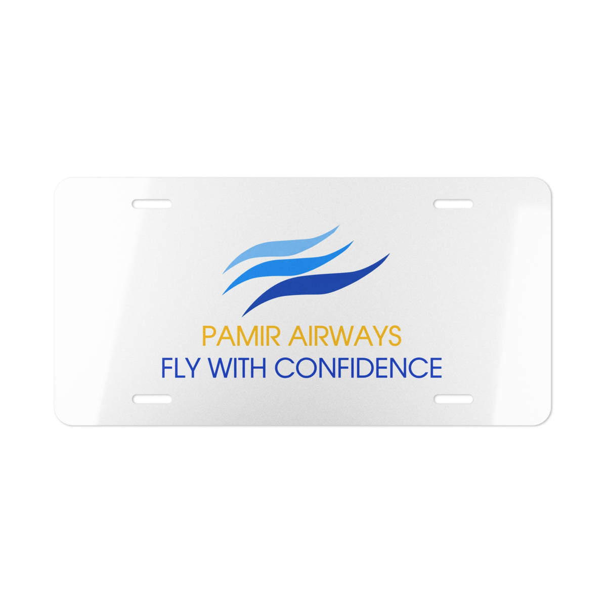 Pamir Airways Vanity License Plate