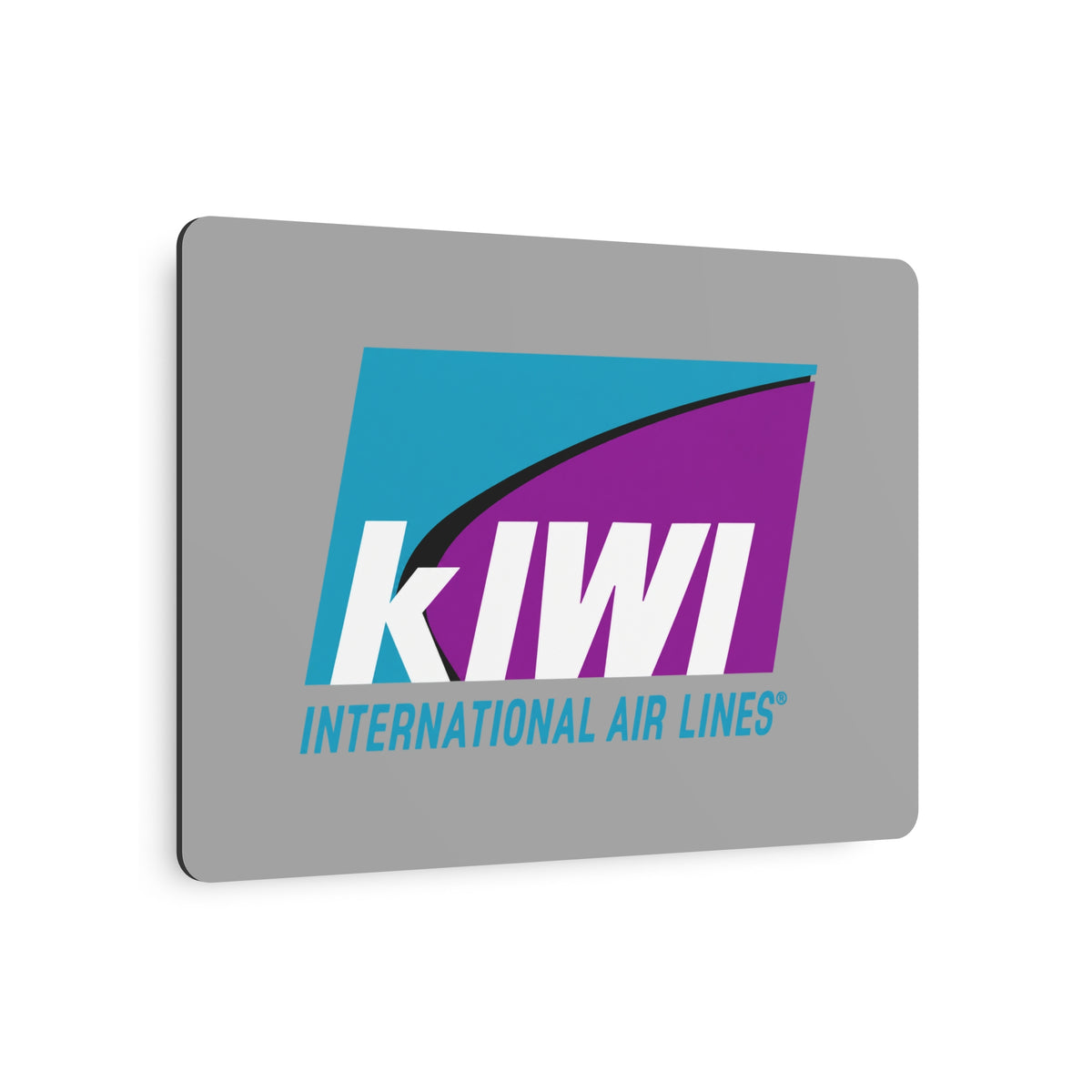 Kiwi International Air Lines Metal Sign