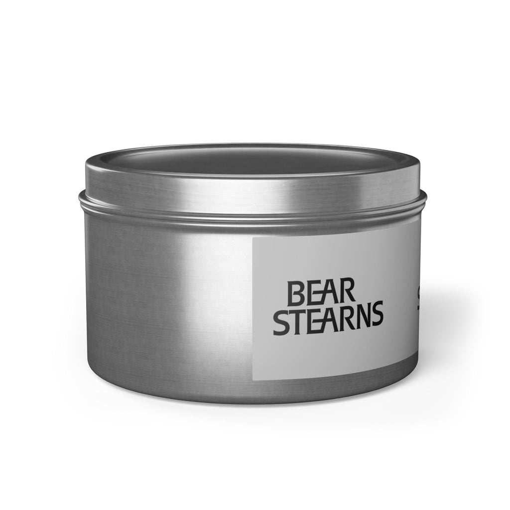 Bear Stearns Tin Candle