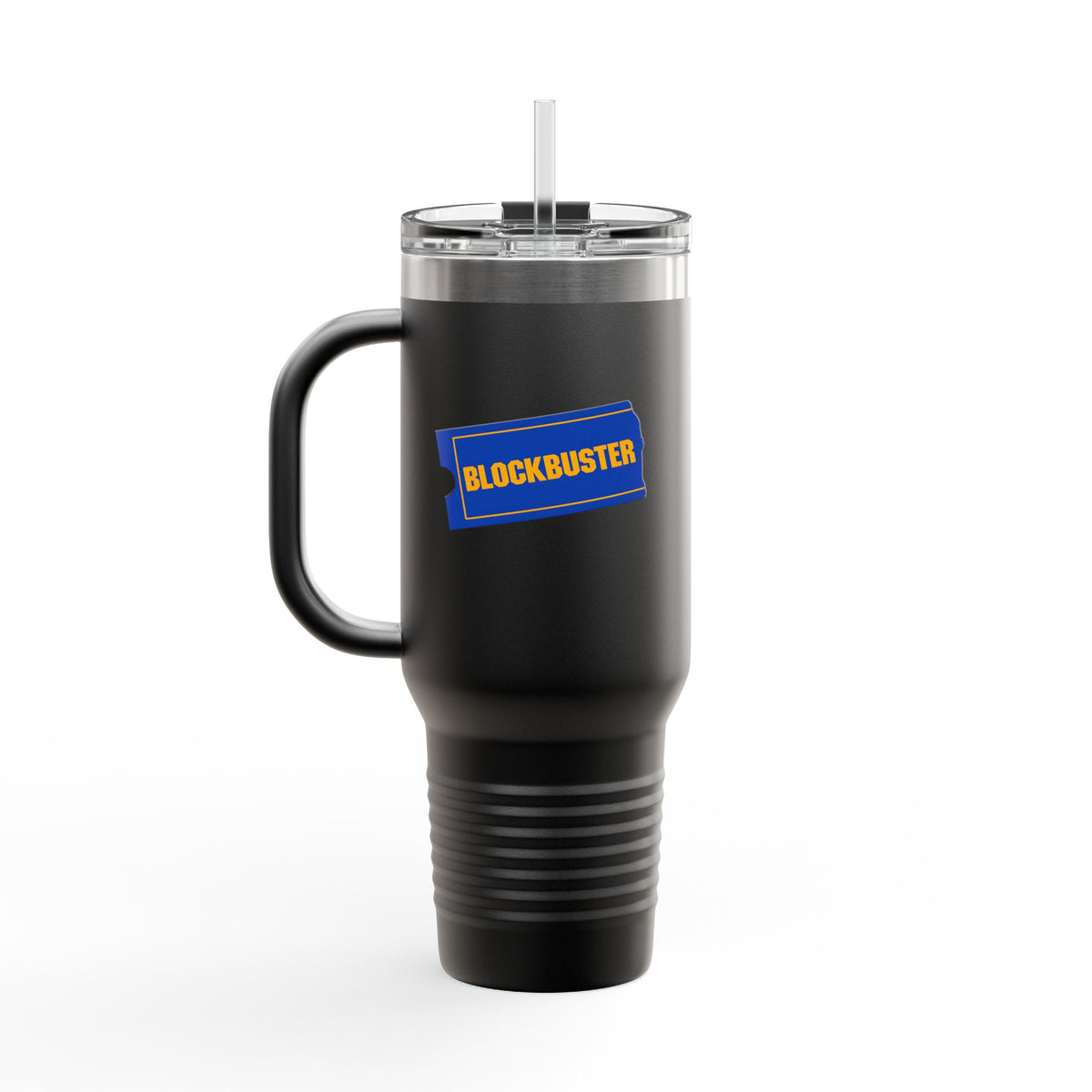 Blockbuster Video 40oz Insulated Travel Mug Stainless Tumbler