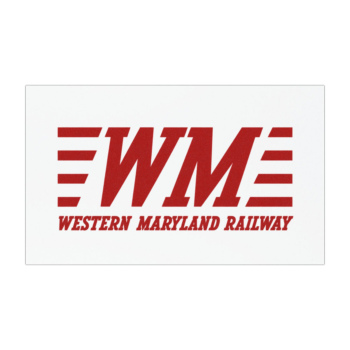 Western Maryland Railway Car Magnet
