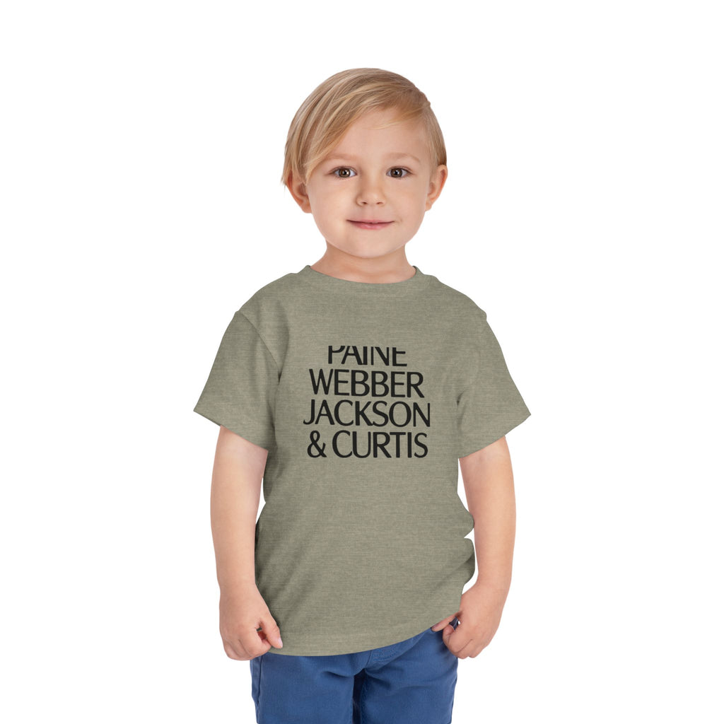Paine Webber Jackson & Curtis Toddler Tee / T-Shirt