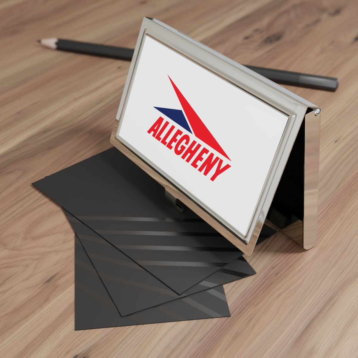 Allegheny Airlines Metal Business Card Holder