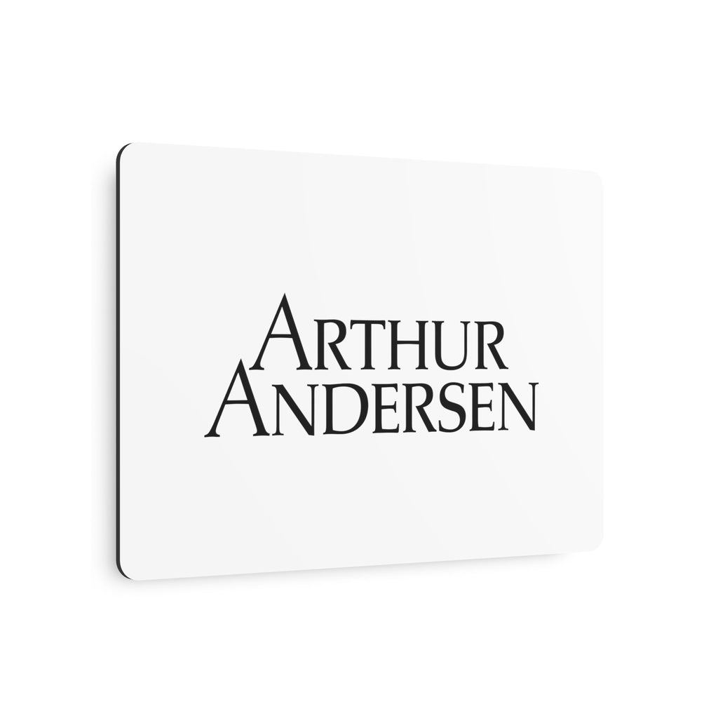 Arthur Andersen Metal Sign