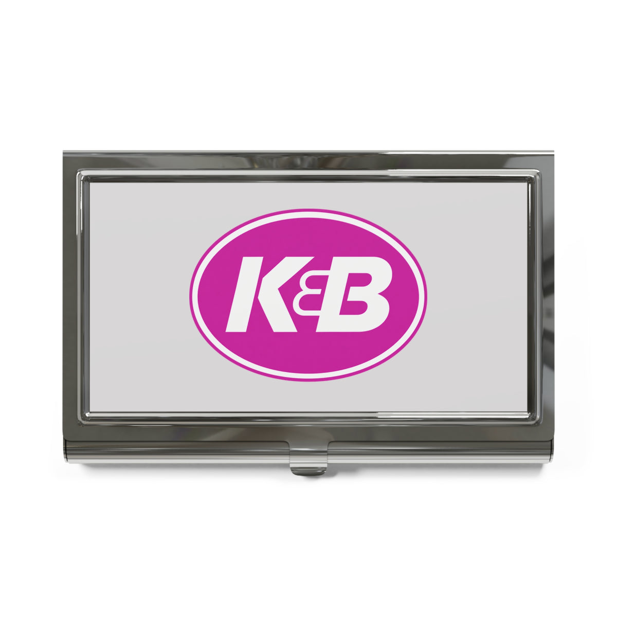 K&B (Katz & Besthoff) Metal Business Card Holder