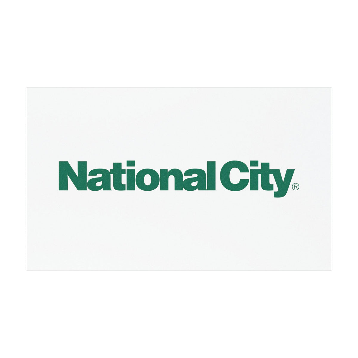 National City Bank Car Magnet