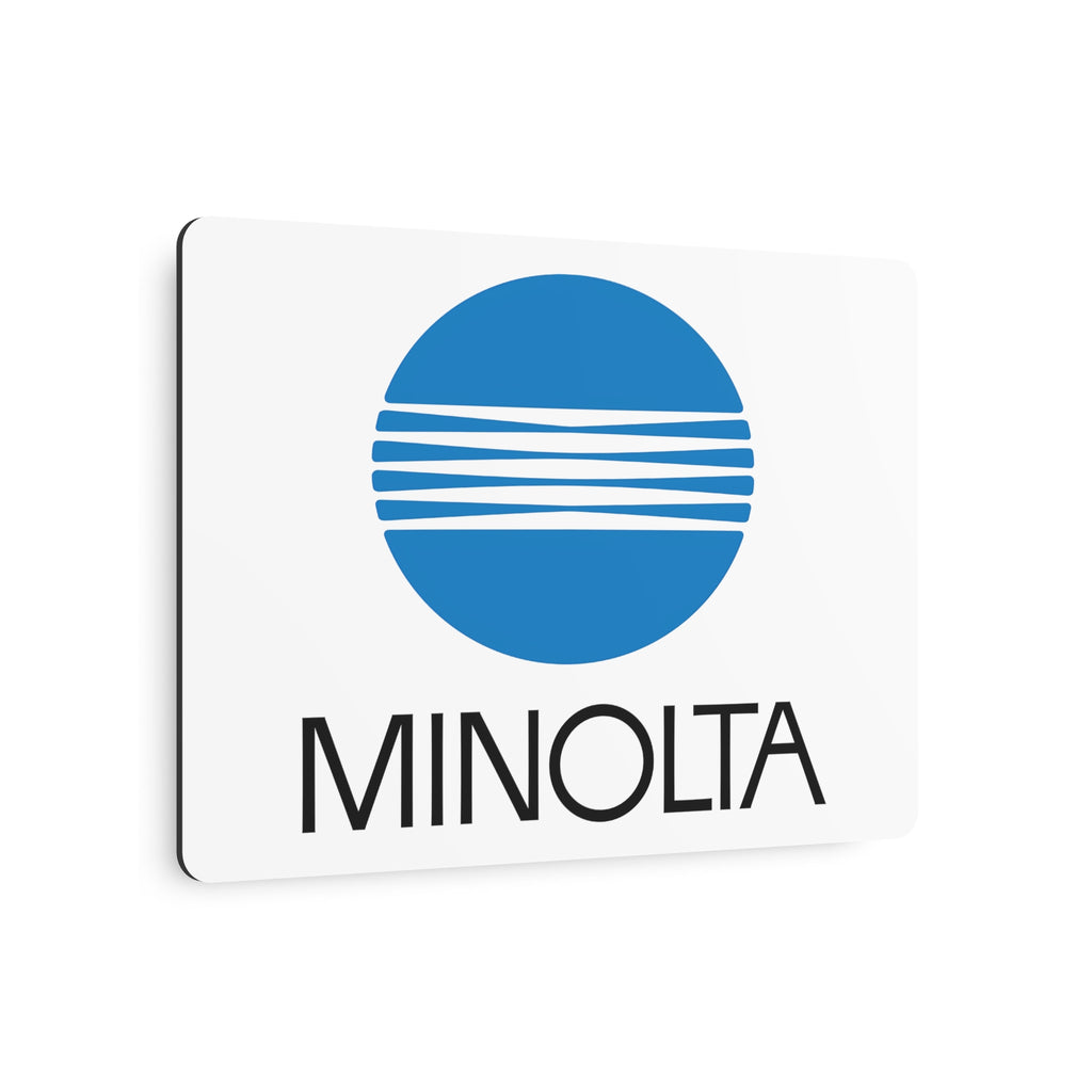 Minolta Metal Sign