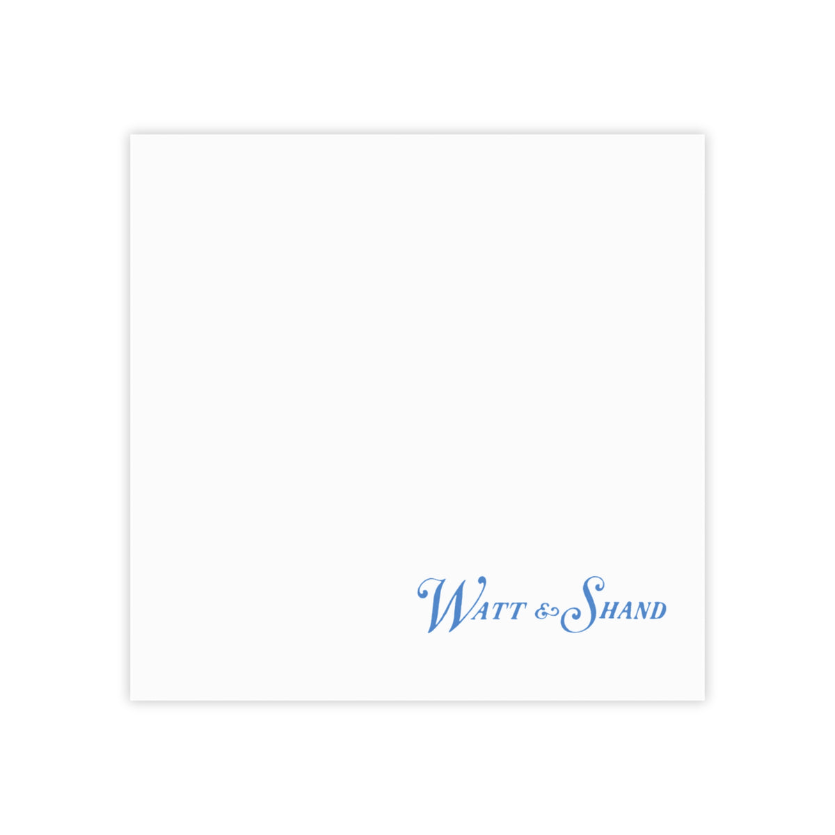 Watt & Shand Sticky Post-it Note Pad