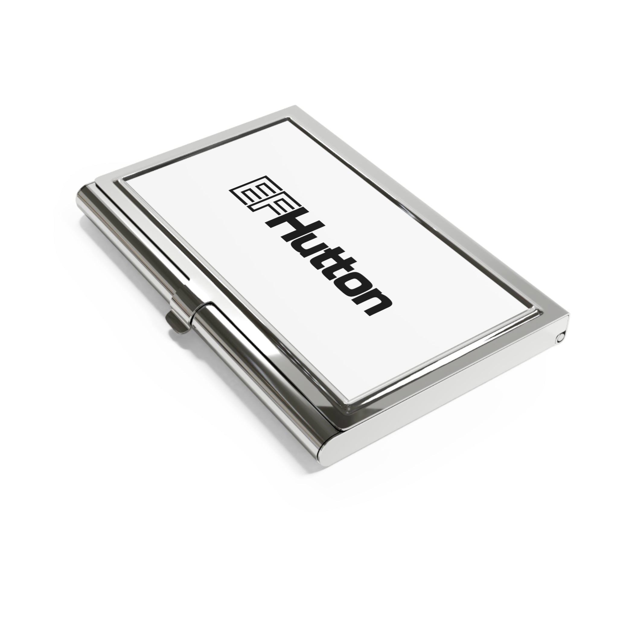 E. F. Hutton Metal Business Card Holder