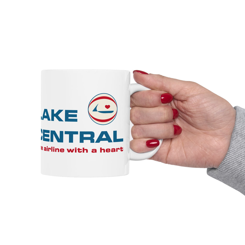 Lake Central Airlines Ceramic Coffee Mug