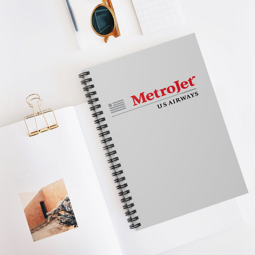 MetroJet Spiral Notebook