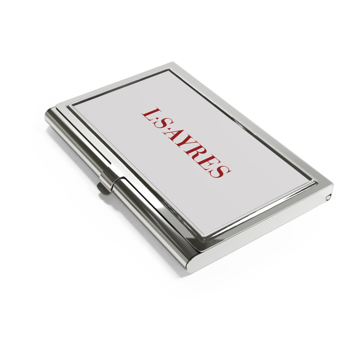 L. S. Ayres & Company Metal Business Card Holder