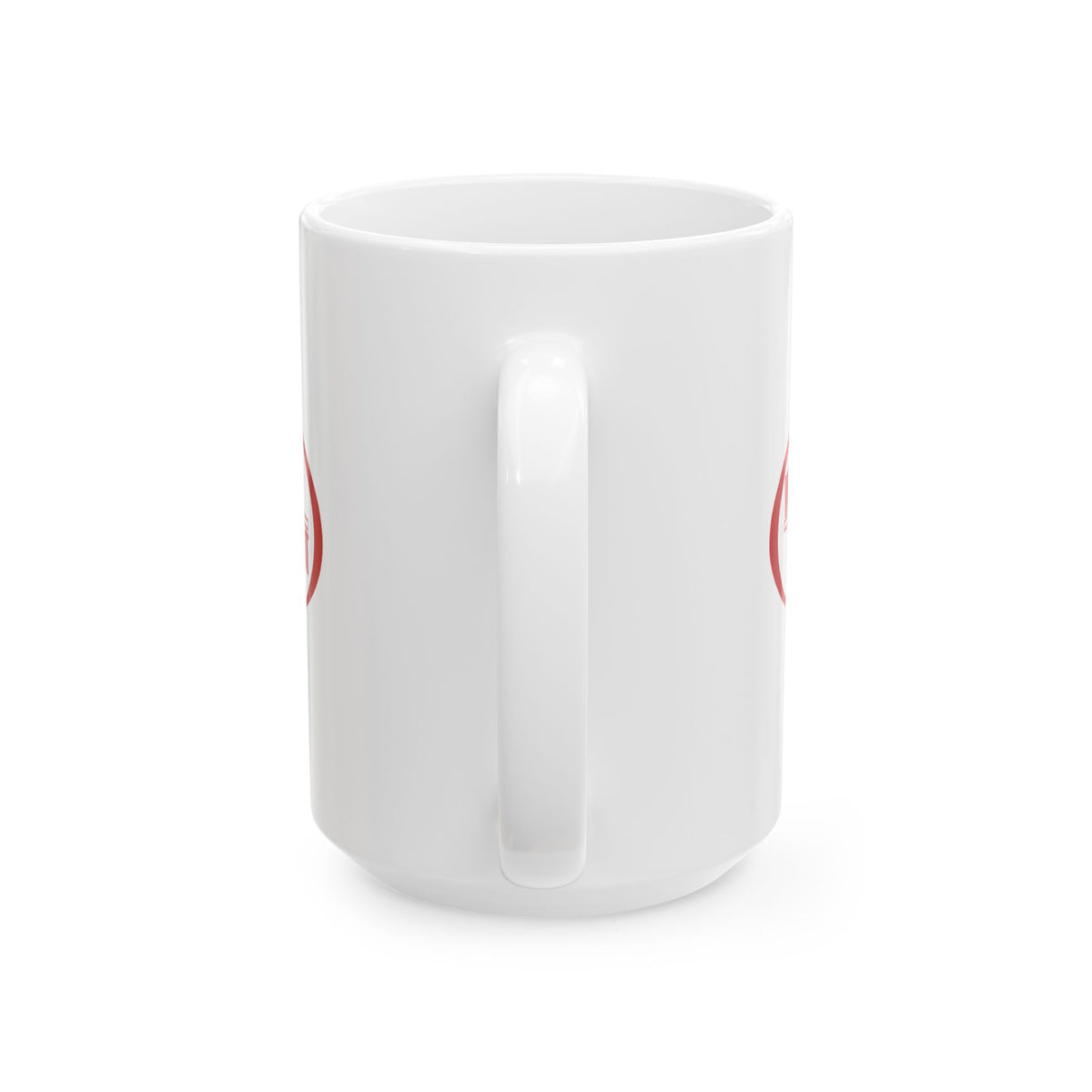 White Front Ceramic Coffee Mug