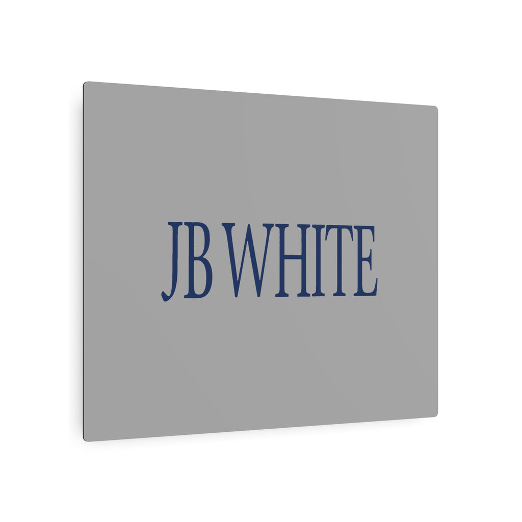 J. B. White Metal Sign