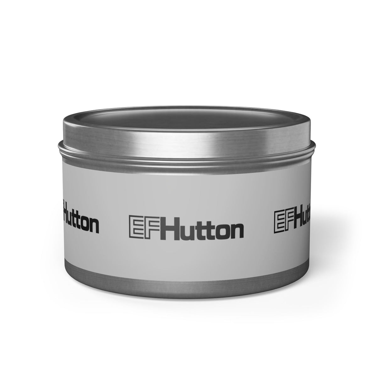 E. F. Hutton Tin Candle
