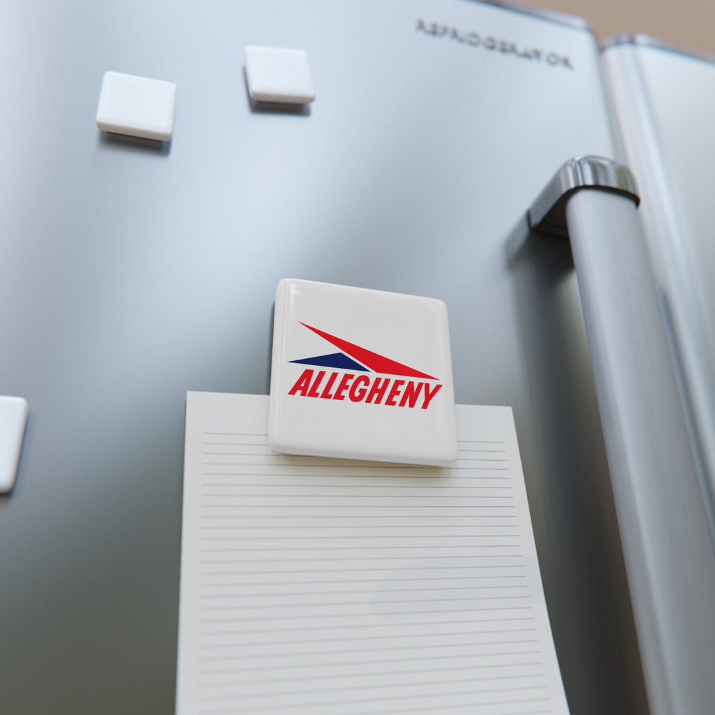Allegheny Airlines Square Porcelain Fridge Magnet