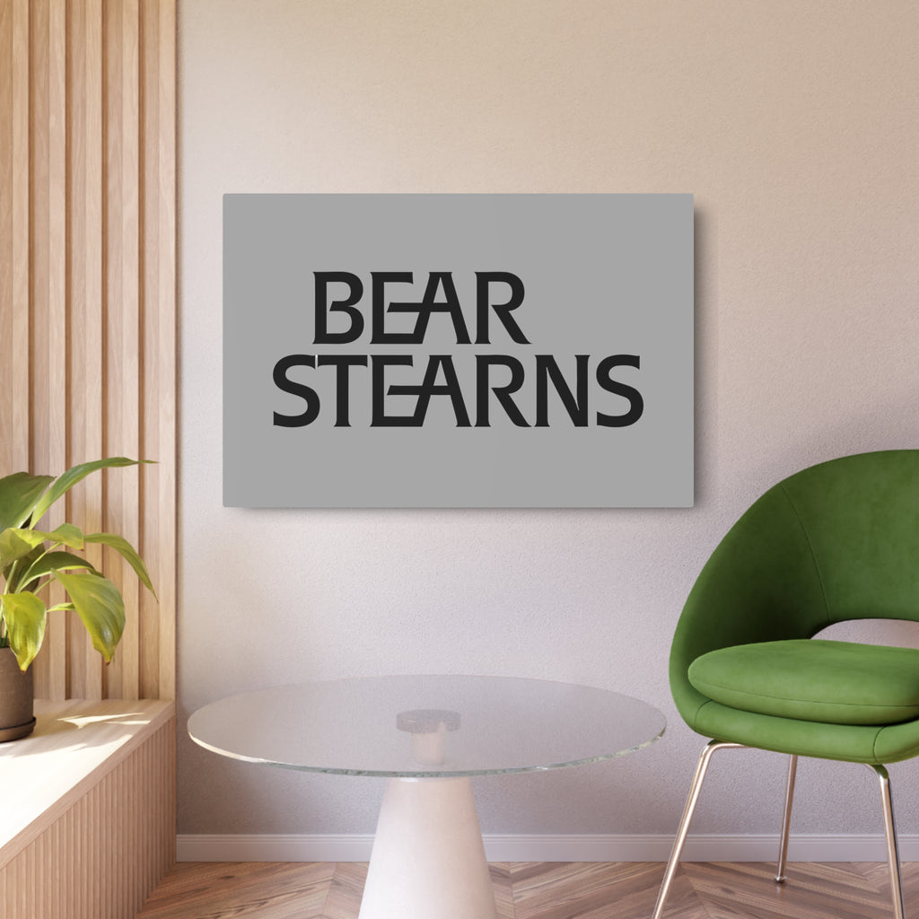 Bear Stearns Metal Sign