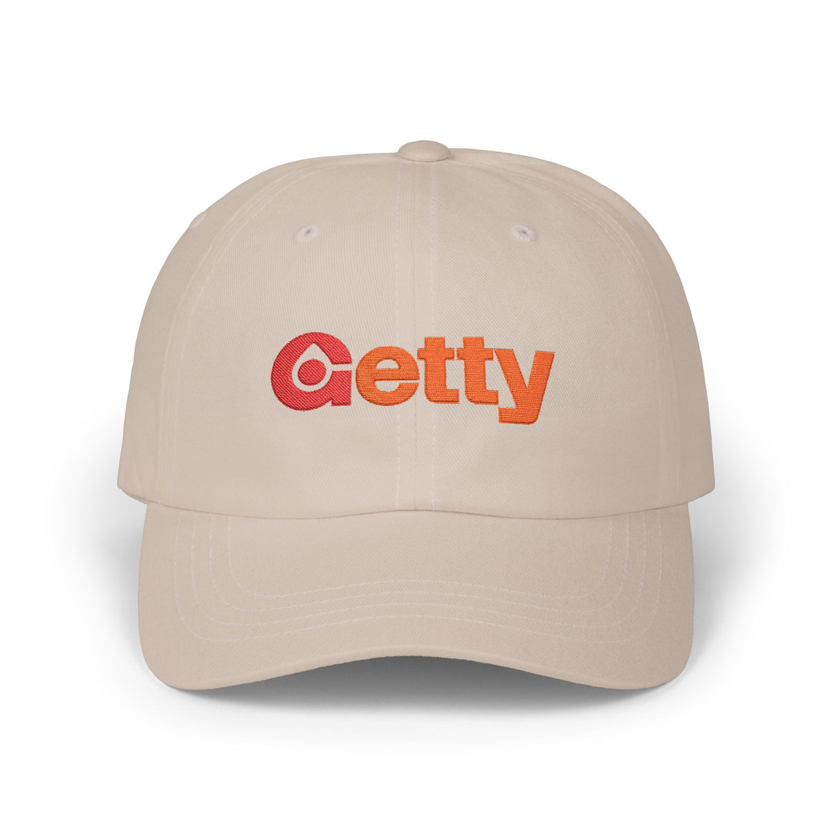 Getty Oil Embroidered Dad Cap Hat