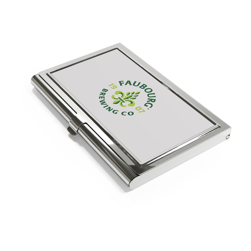 Faubourg Brewing Metal Business Card Holder