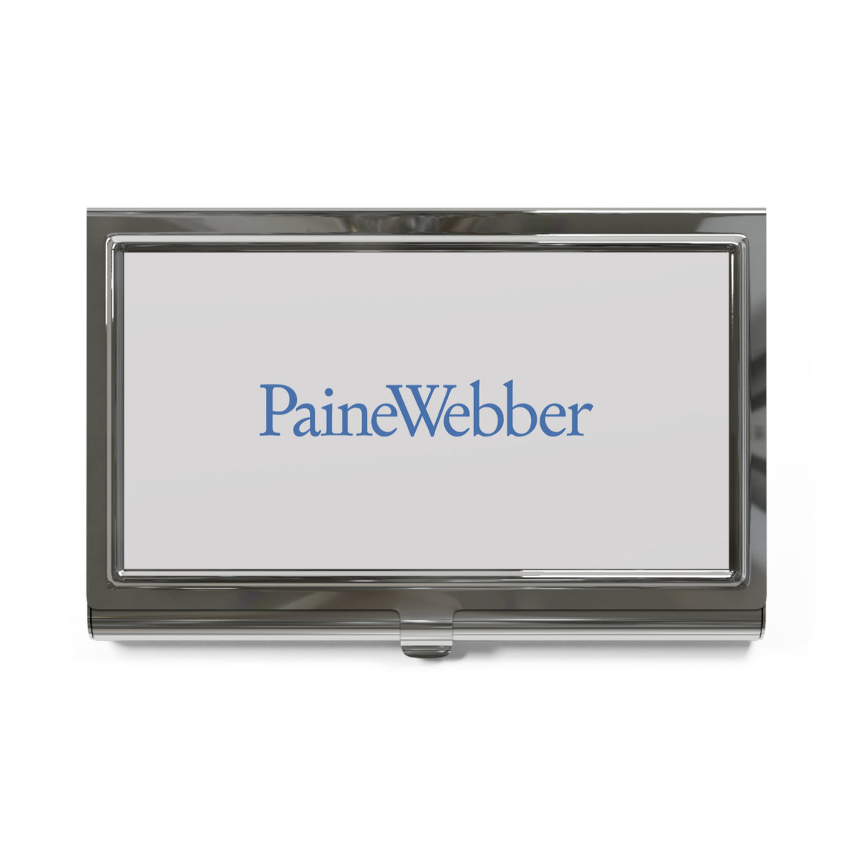 PaineWebber Metal Business Card Holder