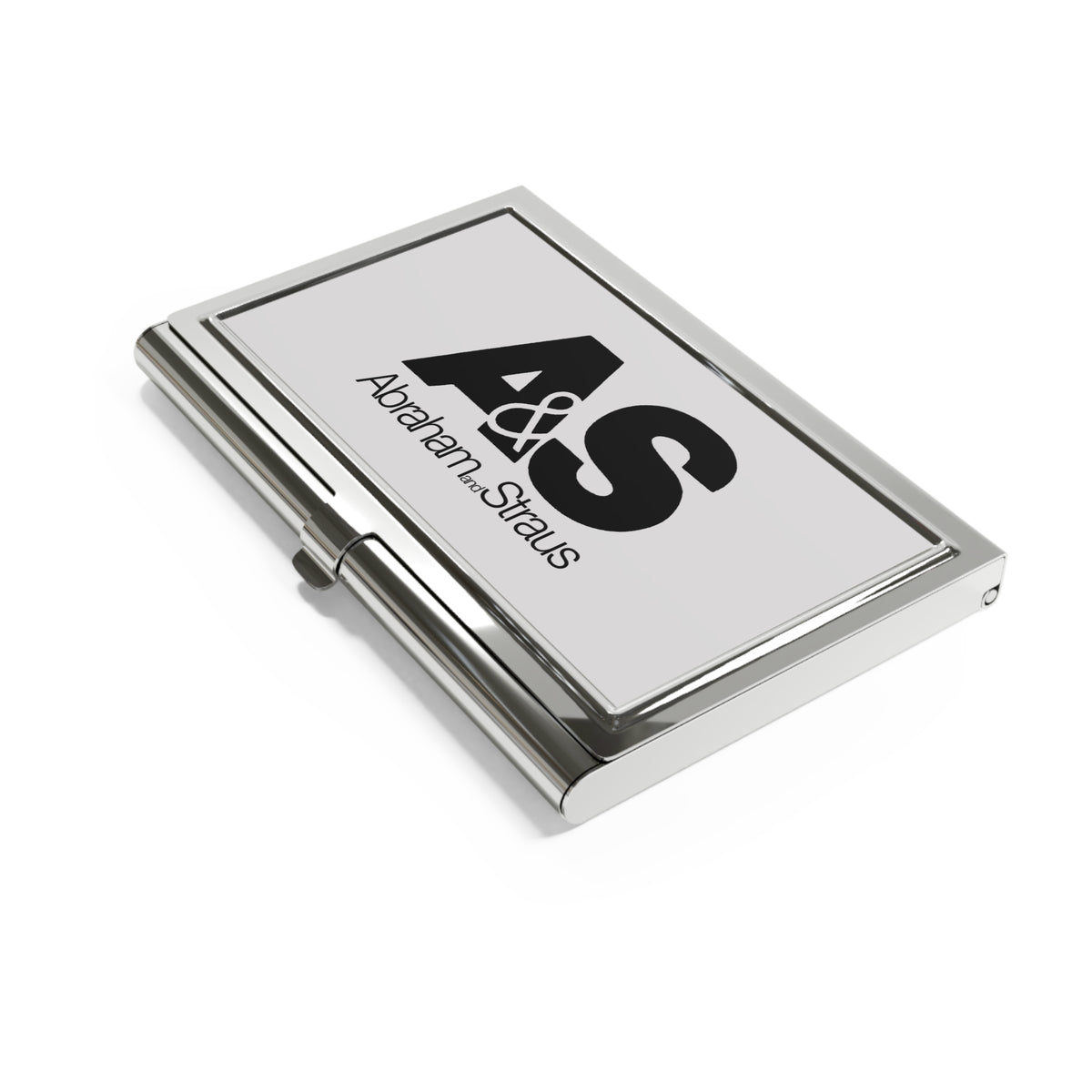 Abraham & Straus Metal Business Card Holder