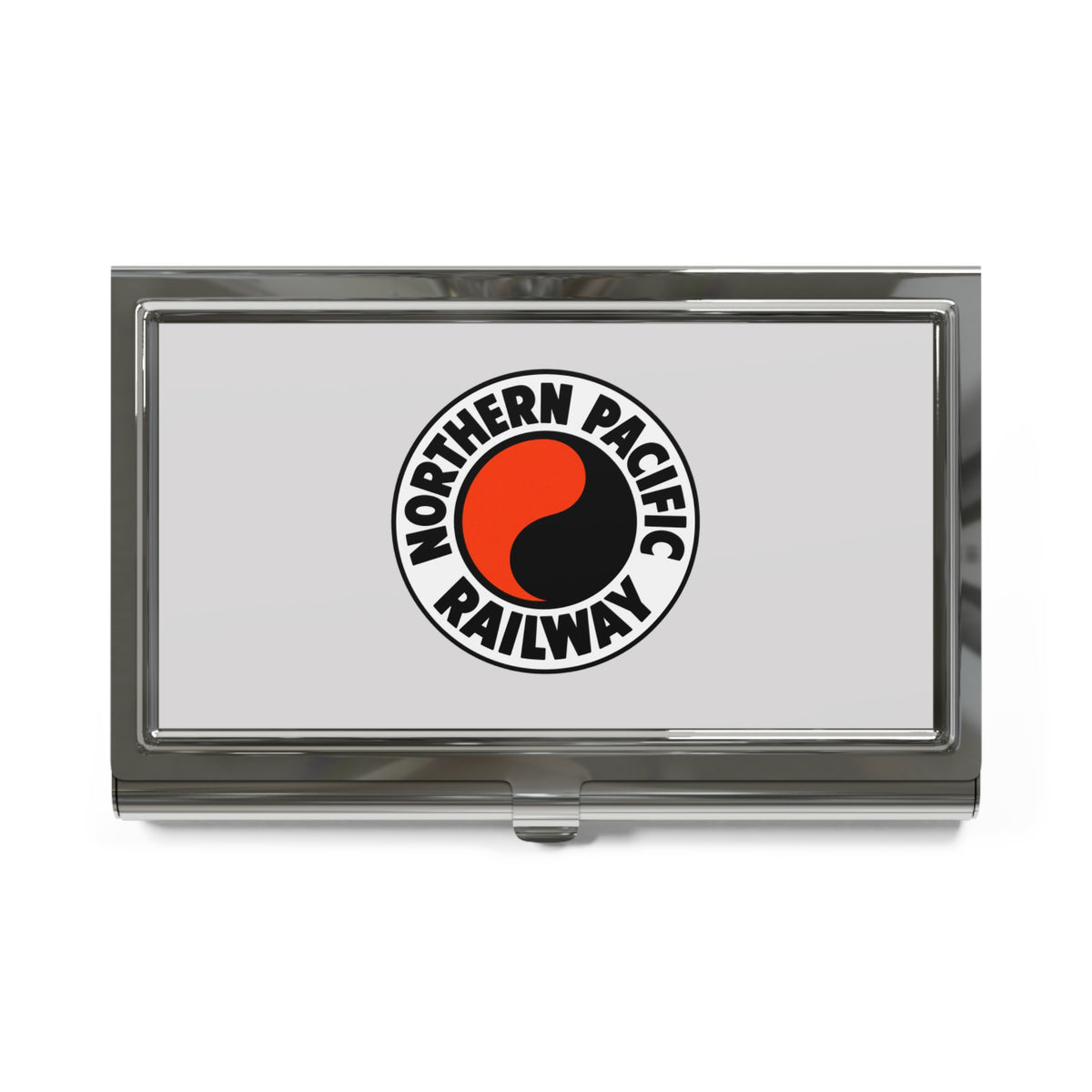 Northern Pacific Railway Metal Business Card Holder