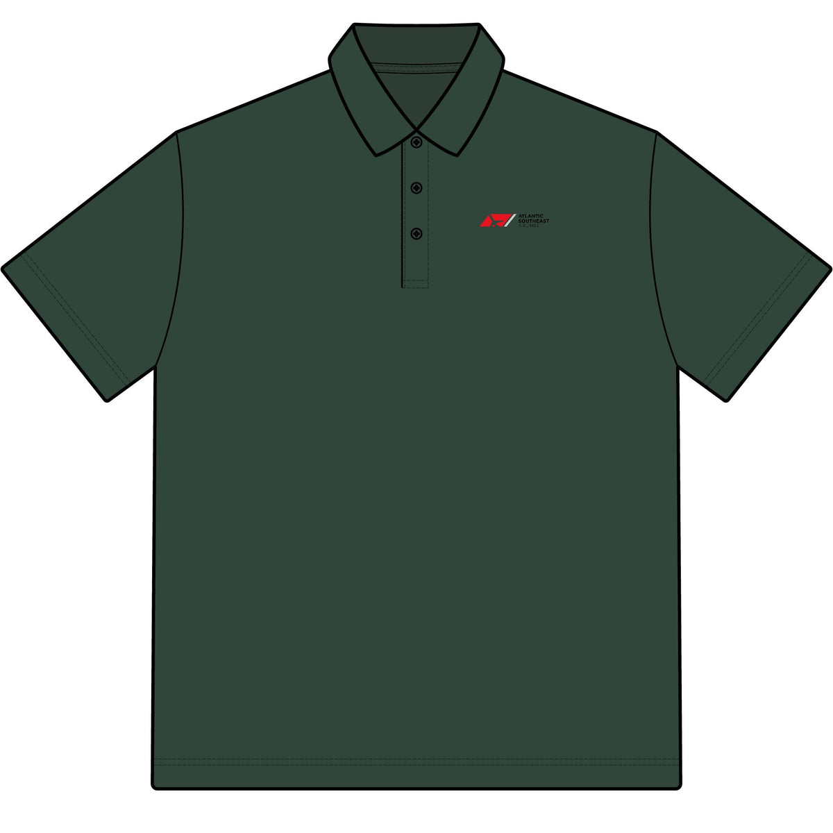 Atlantic Southeast Airlines Cotton Polo Shirt