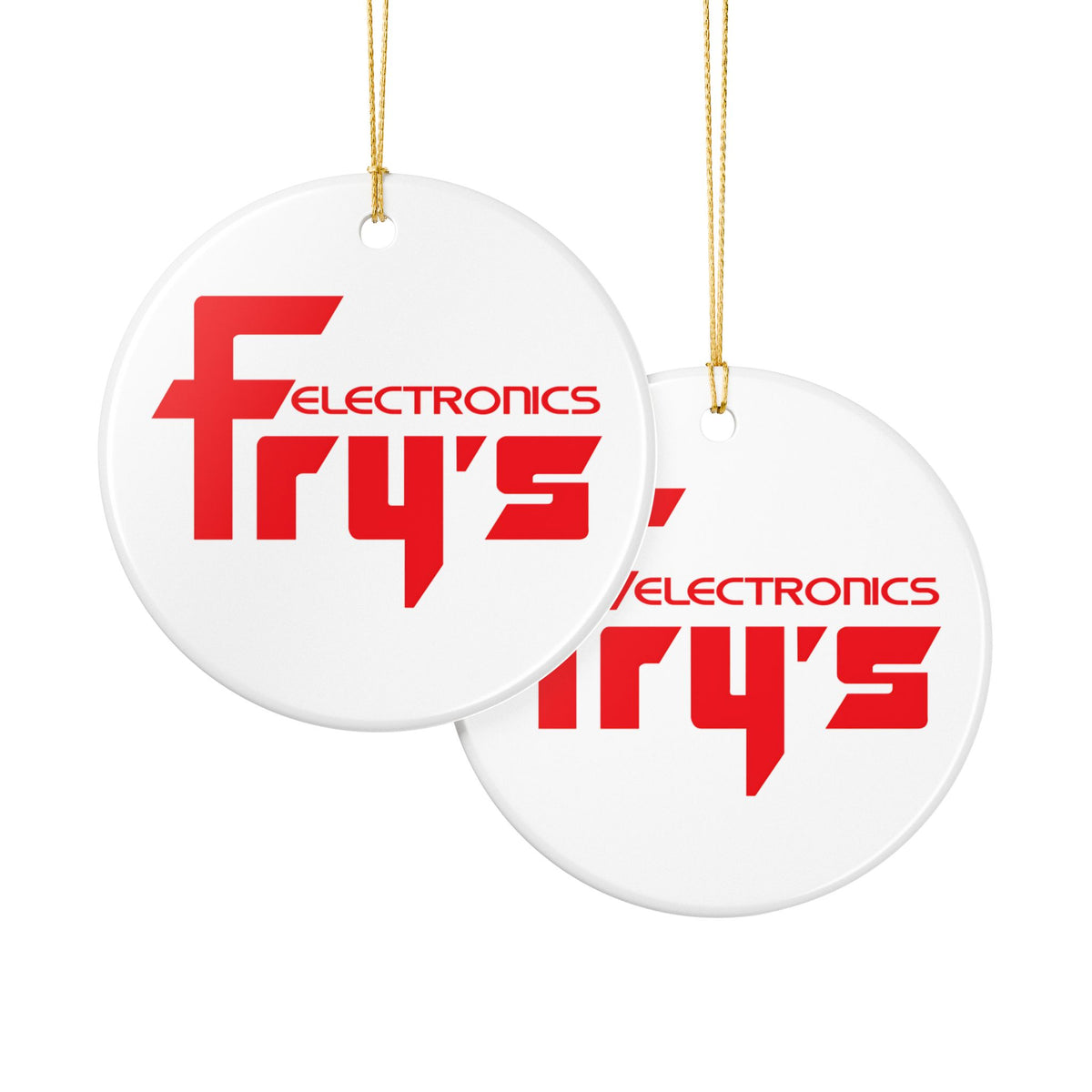 Fry's Electronics Ceramic Ornament