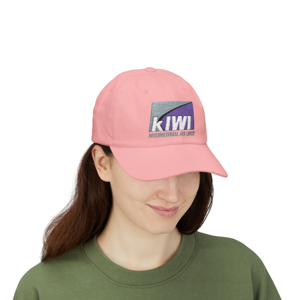 Kiwi International Air Lines Embroidered Dad Cap Hat
