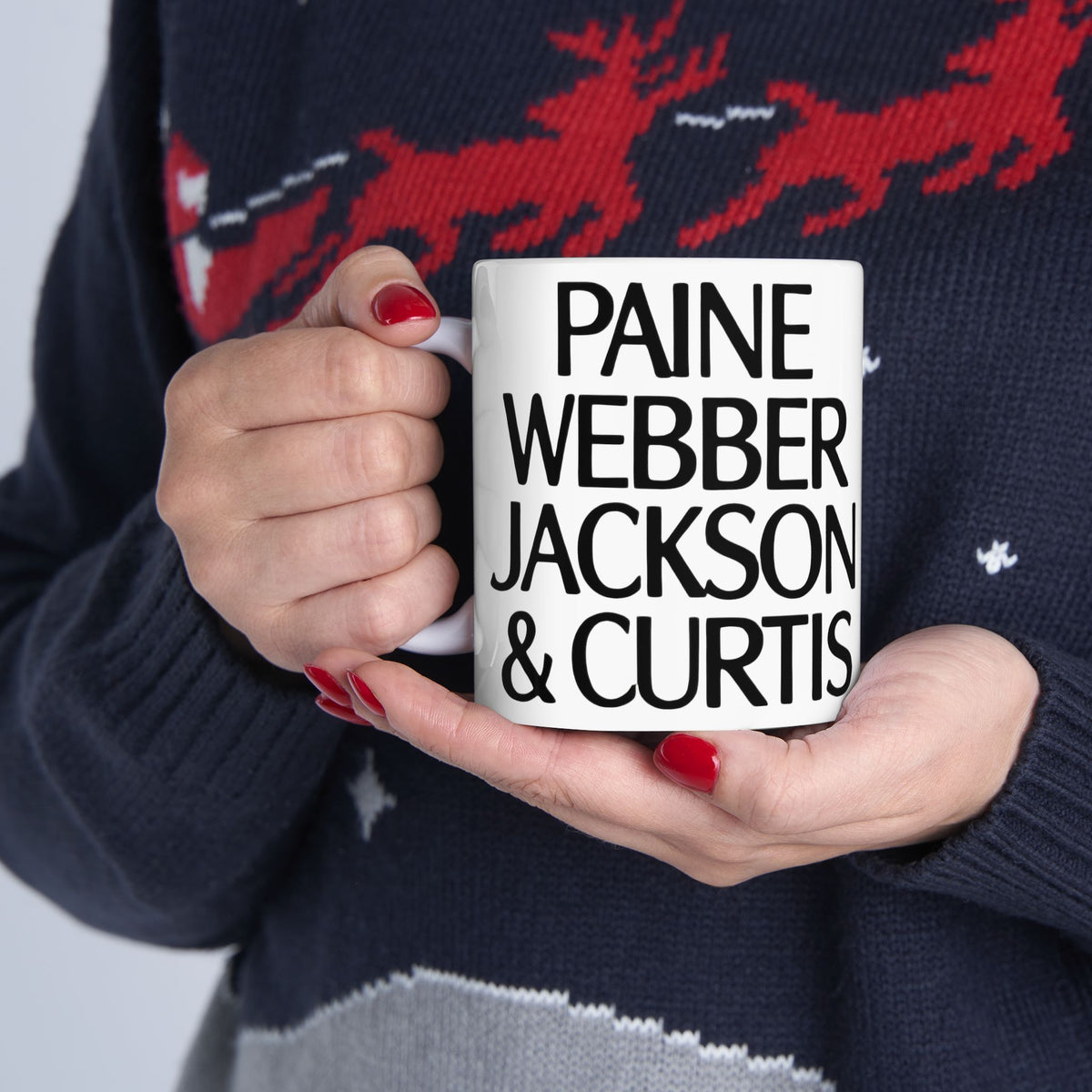 Paine Webber Jackson & Curtis Ceramic Coffee Mug