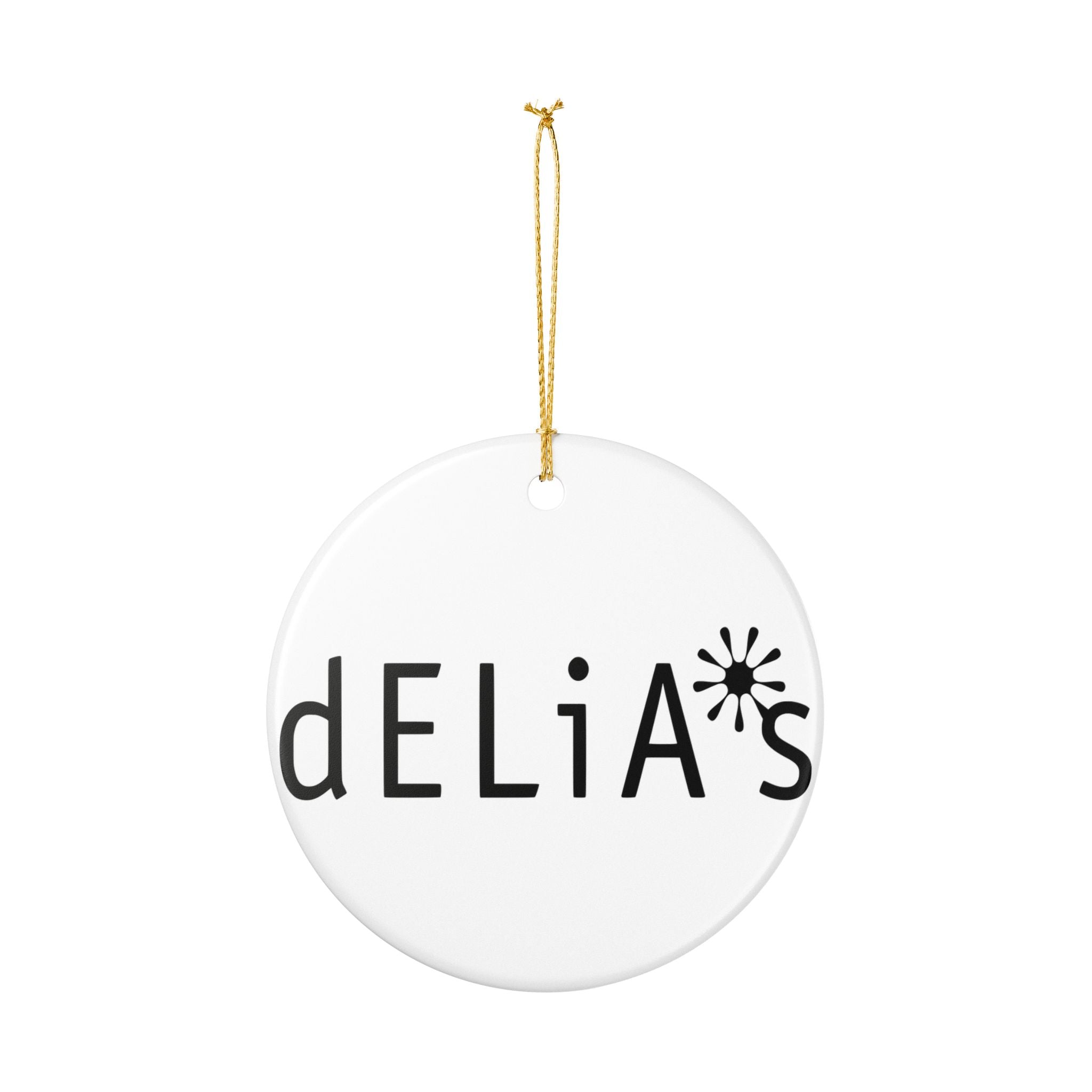 Delia's Ceramic Ornament
