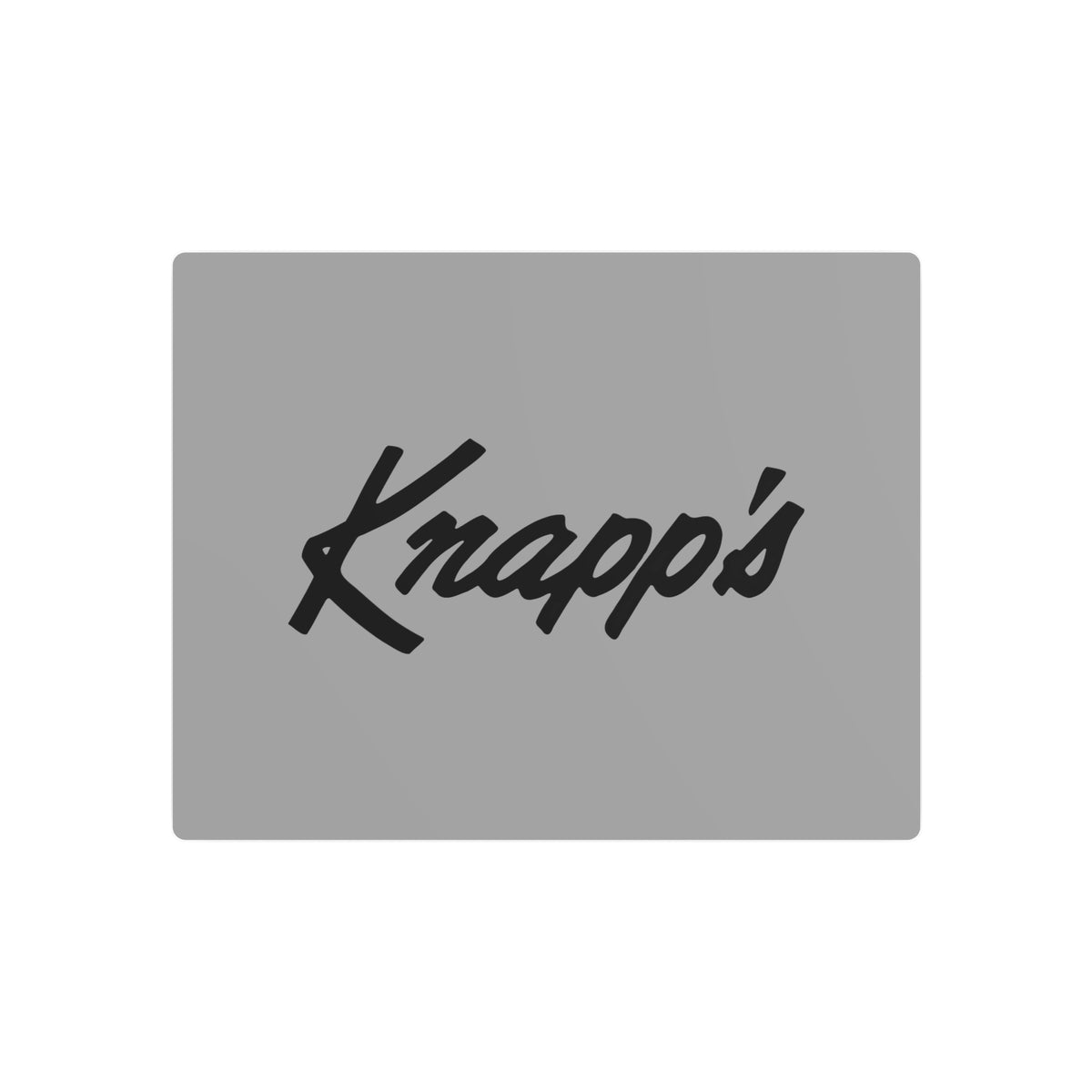 J. W. Knapp Company Metal Sign