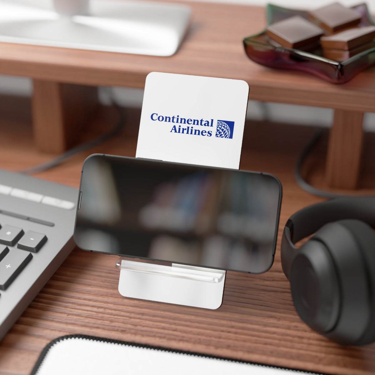 Continental Airlines Foldable Mobile Phone Display Stand