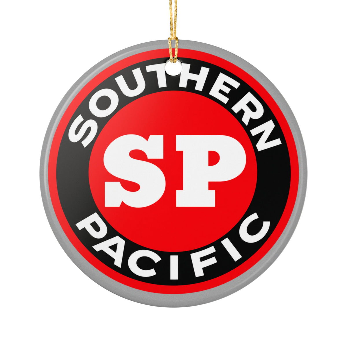 Southern Pacific Railroad Ceramic Ornament
