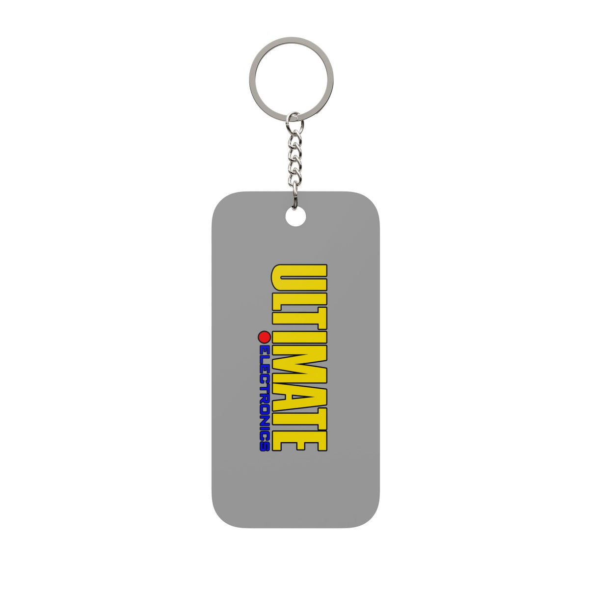 Ultimate Electronics Double-Sided Keychain Charm