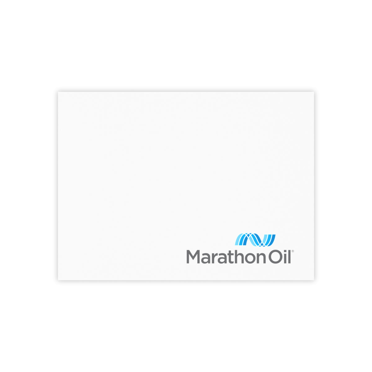 Marathon Oil Sticky Post-it Note Pad