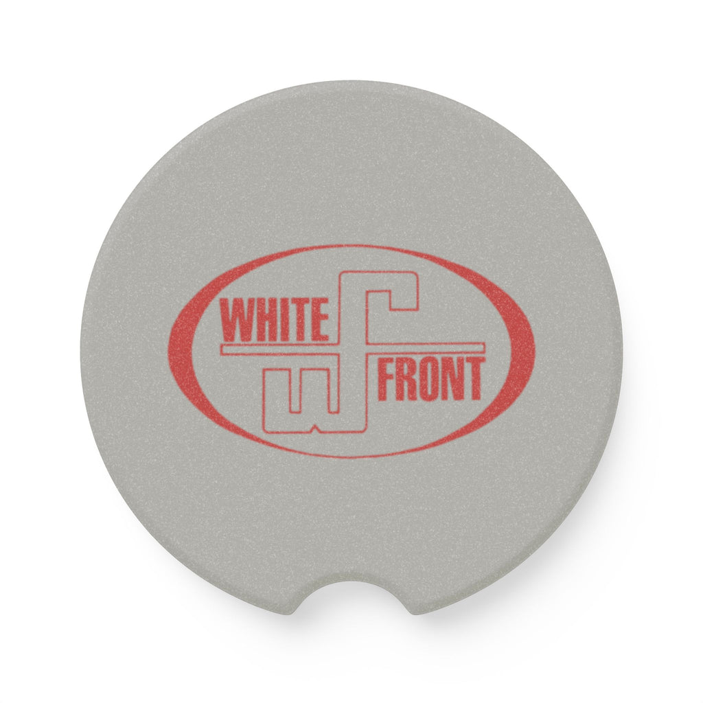 White Front Car Coaster