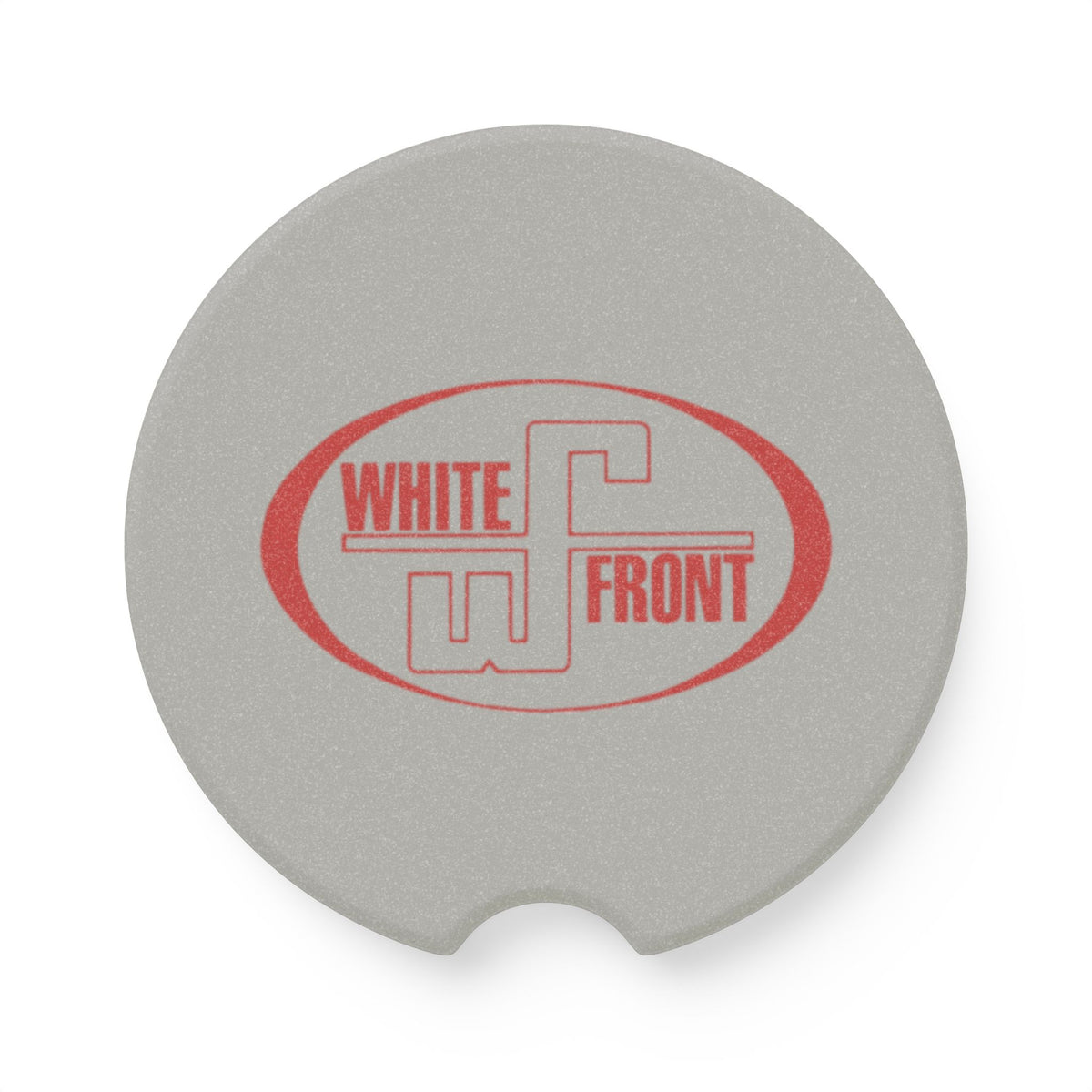 White Front Car Coaster
