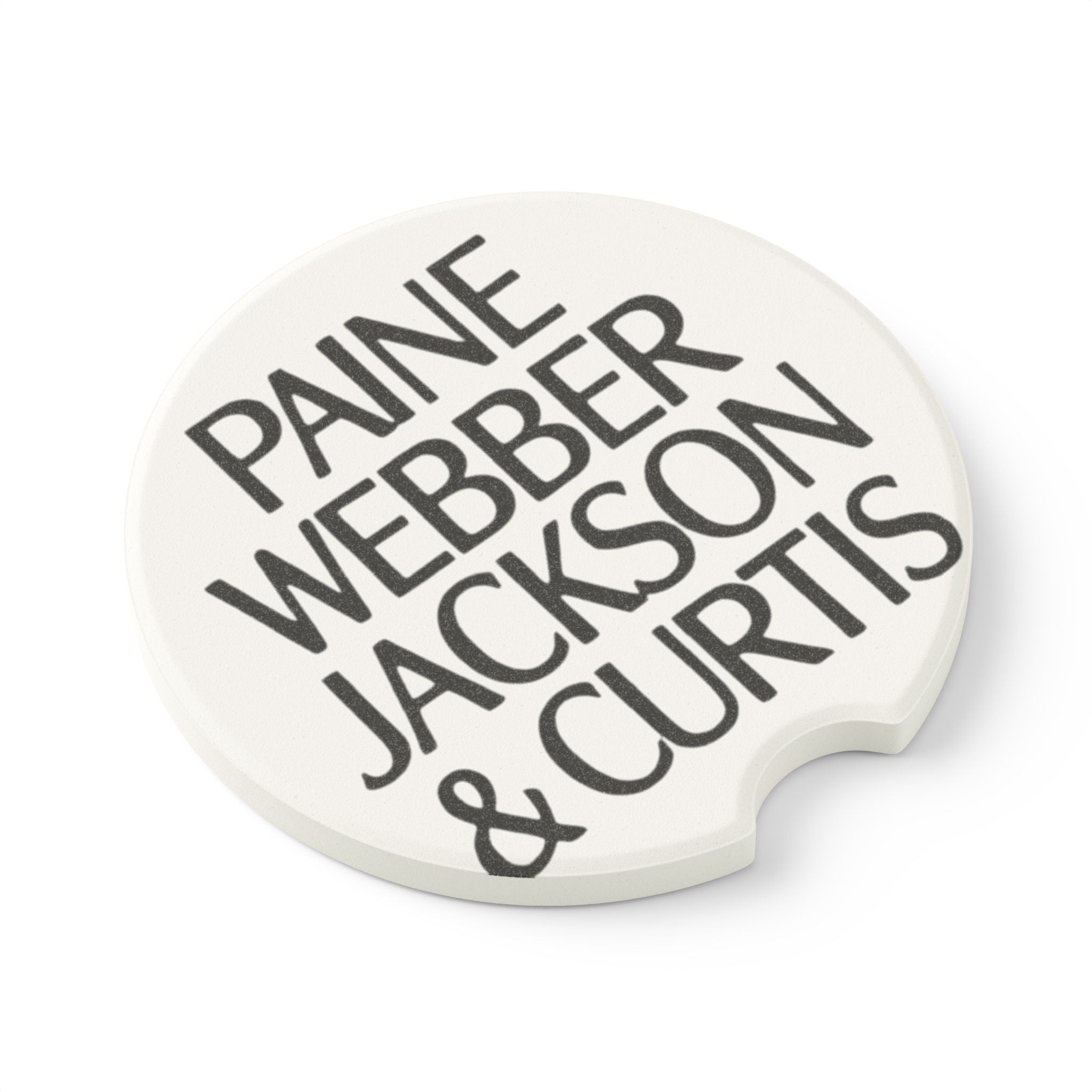 Paine Webber Jackson & Curtis Car Coaster