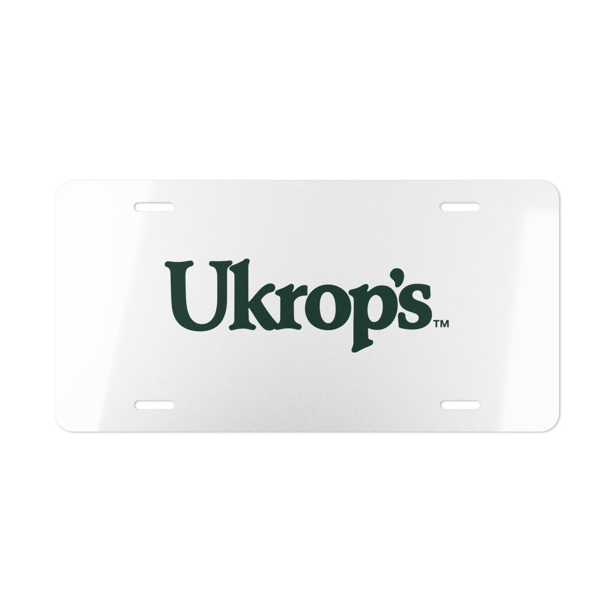 Ukrop's Super Markets Vanity License Plate
